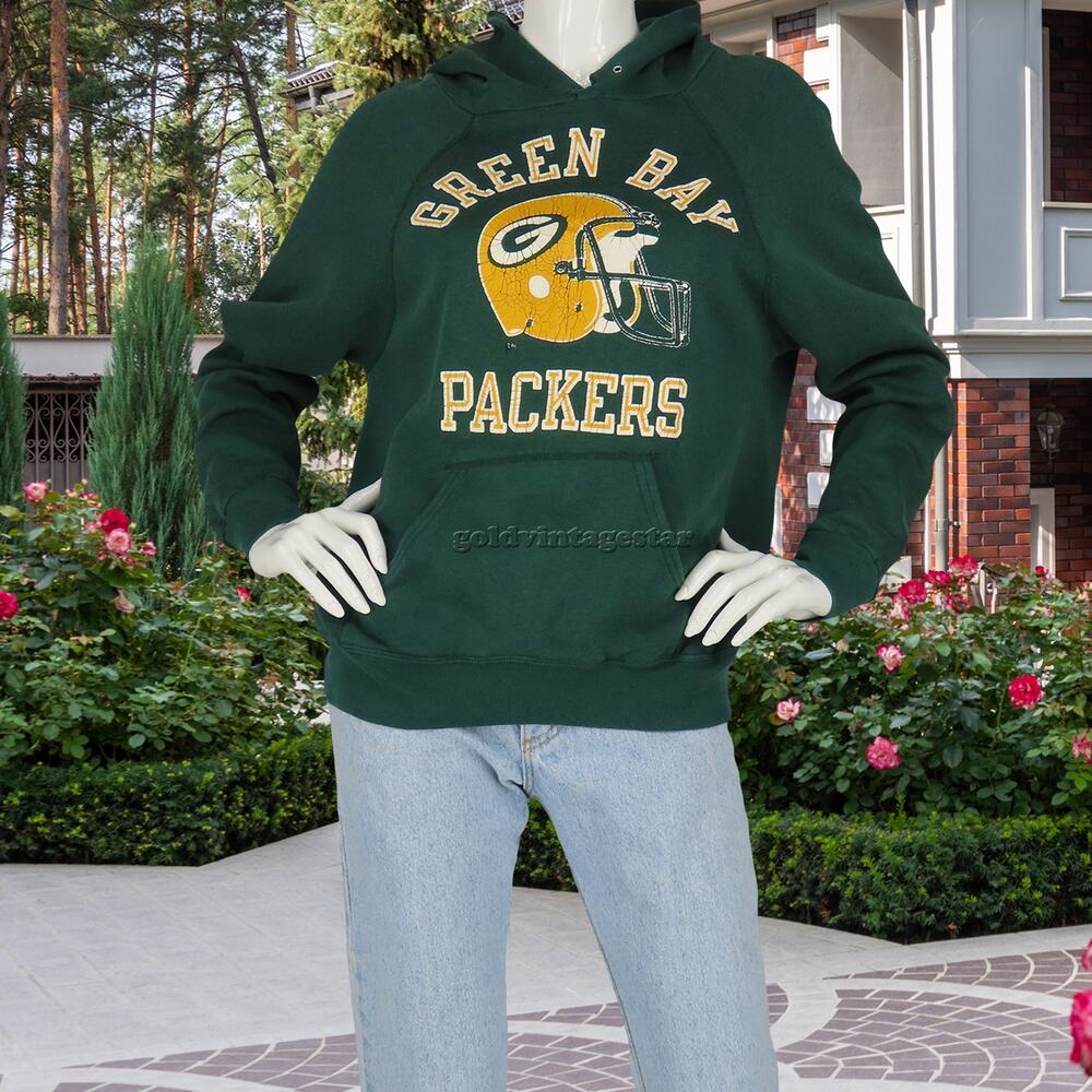 Champion Packers Vintage Hoodie L Urban Chic Sports Luxe